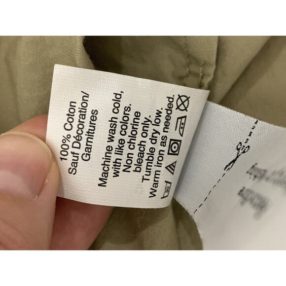 Madewell Woman’s Button-Up Tie Front Camp Shirt Embroidered Floral Pattern S - Picture 10 of 12